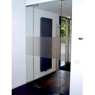 Taatsdeur glazen deur met vloerveer