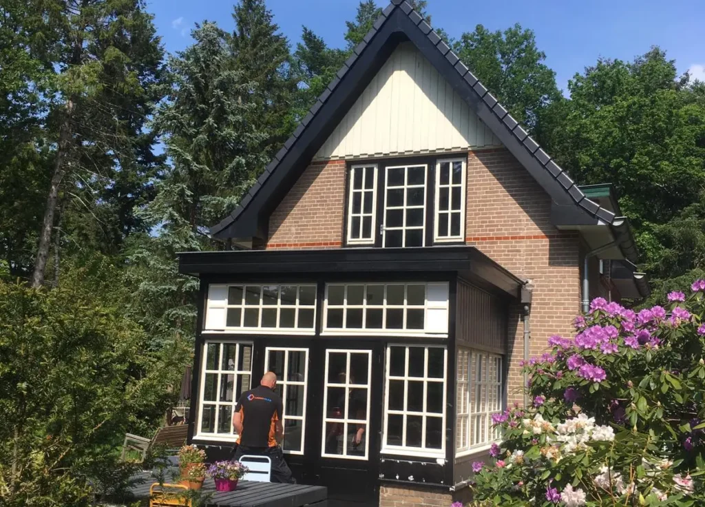 Dubbelglas installation